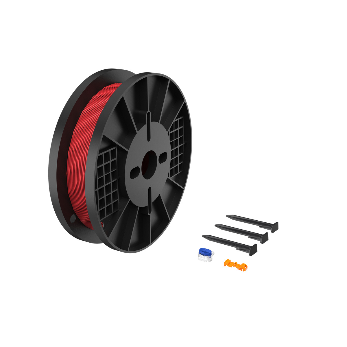 Red boundary wire small installation kit for the EGO RM2000E and RM4000E robotic lawn mowers