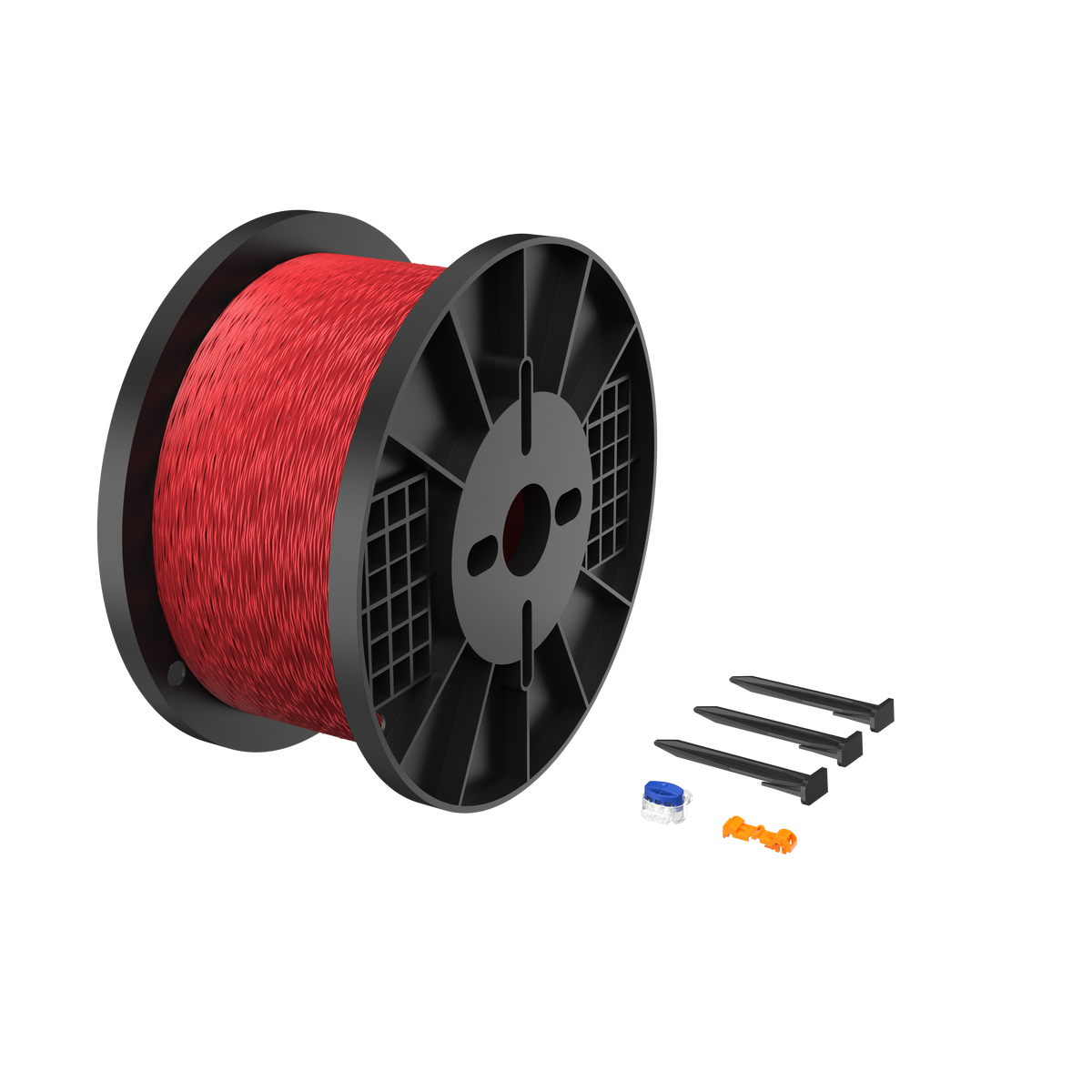 Medium pool of red boundary wire and installation kit for the EGO RM2000E and RM4000E robotic lawn mowers