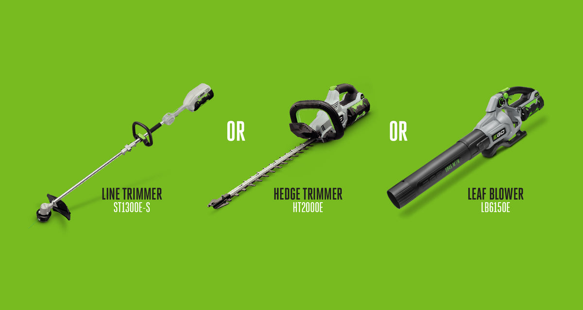 Choice of FREE EGO power tool kit when you buy any AURA-R2 robotic mower