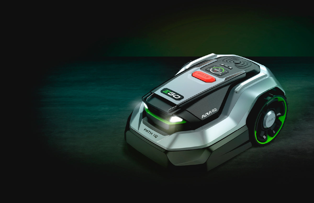 EGO AURA-R2 on a dark background